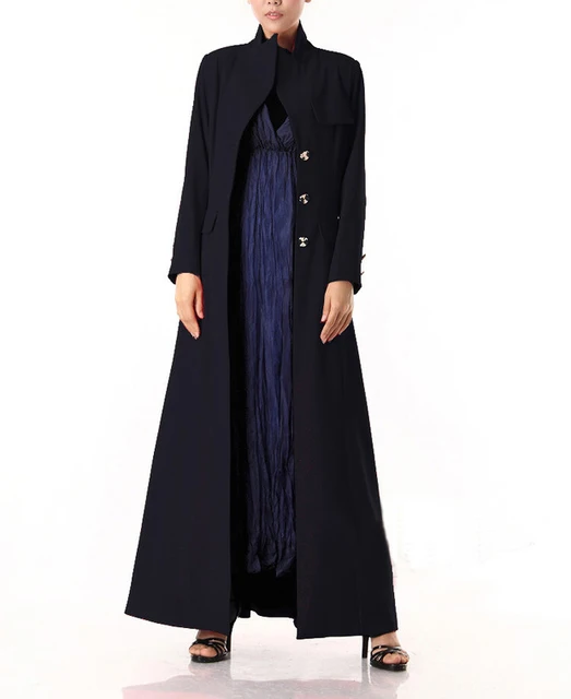 Buy Spring autumn woman elegant slim ankle length coat