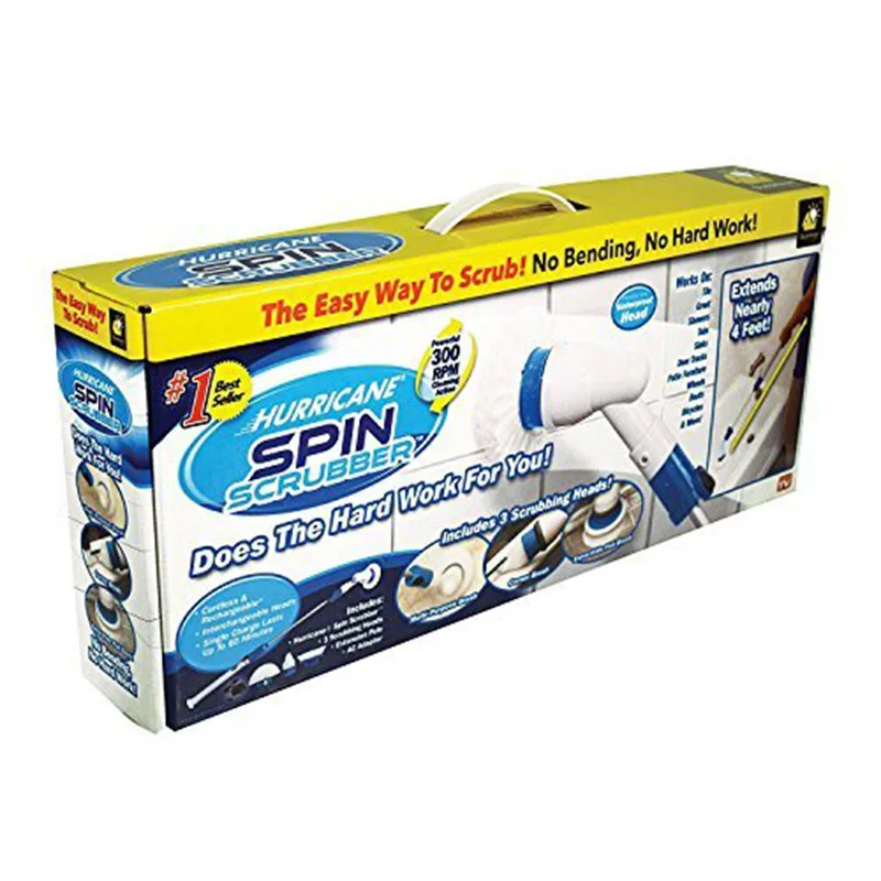  Home Long-handled Electric Window Cleaner Mop Polishing Waxing Automatic Rechargeable Bath Kitchen  - 32902875519