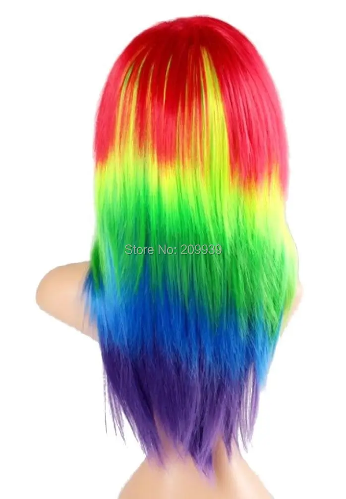 Kk 001467 My Little Pony Rainbow Dash Hair Fall Wig 5 2 On Aliexpress