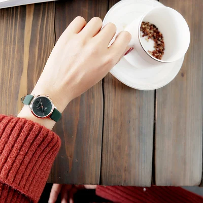 

Rubber cute student trend with box gift casual fashion quartz female watch