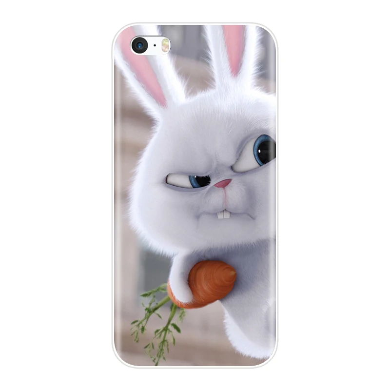 Phone Case For iPhone SE 5S 5 S 5C Soft Silicone TPU Ultra Thin Cute Flower Floral Back Cover For iPhone 4S 4 S Case