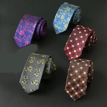 Mantieqingway бизнес полиэстер шеи галстуки для мужчин цветочный галстук с рисунком Gravatas Corbata тонкий Vestidos узкий галстук на шею