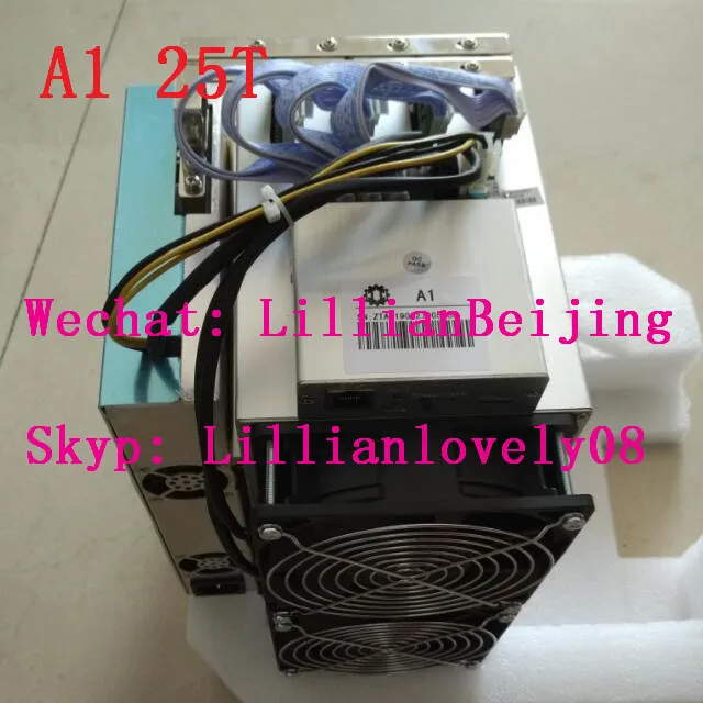 

New stock ASIC Miner A1 25T BTC BCH Sha256 A1 25Th/s with power supply