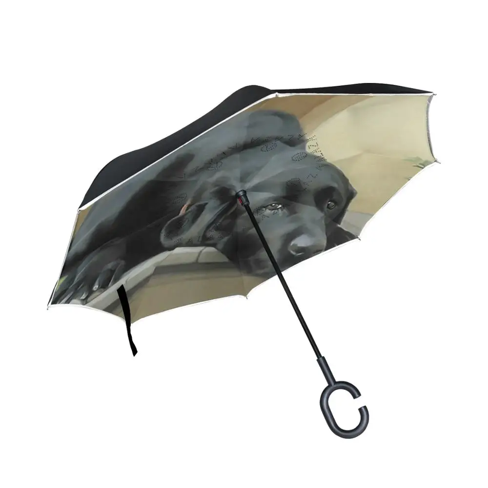 

Susino UV Protection Umbrella Reverse Umbrellas Inverted Umbrella Women With C-Hook Handle Waterproof Windproof Umbrella