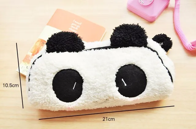 Kawaii Panda Сумка для карандашей пакет мешочек для косметики Портмоне кошелек офиса Канцтовары