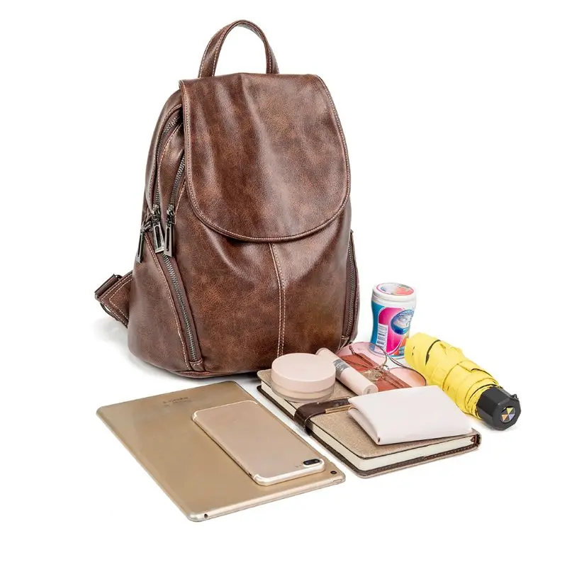 2019 Новый Модный женский рюкзак для путешествий из кожи сумка рюкзак на плечо школьная Bag-X5XD