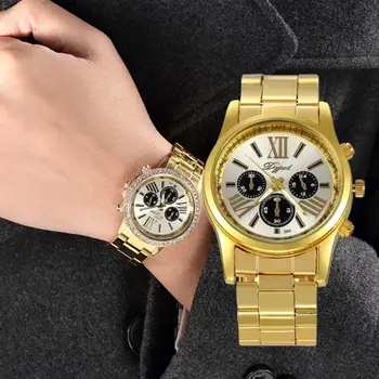 

Fashion Casual Luxury Mens Watches Classic Analog Quartz Stainless Steel Folding Clasp Safety Men Clock Wrist Watch zegarek