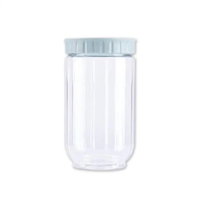 Прозрачная пластиковая герметичная банка бытовой молочный вакуумный мешок кофе кухня хранения баночка с крышкой для кухонного органайзера - Цвет: D