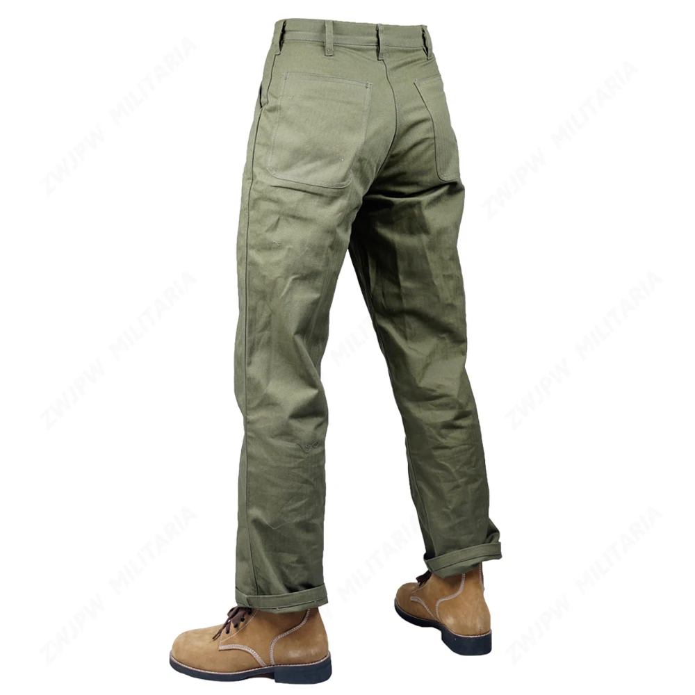 WW2 WWII US USMC HBT ARMY GREEN Field Pants Trousers US/501104