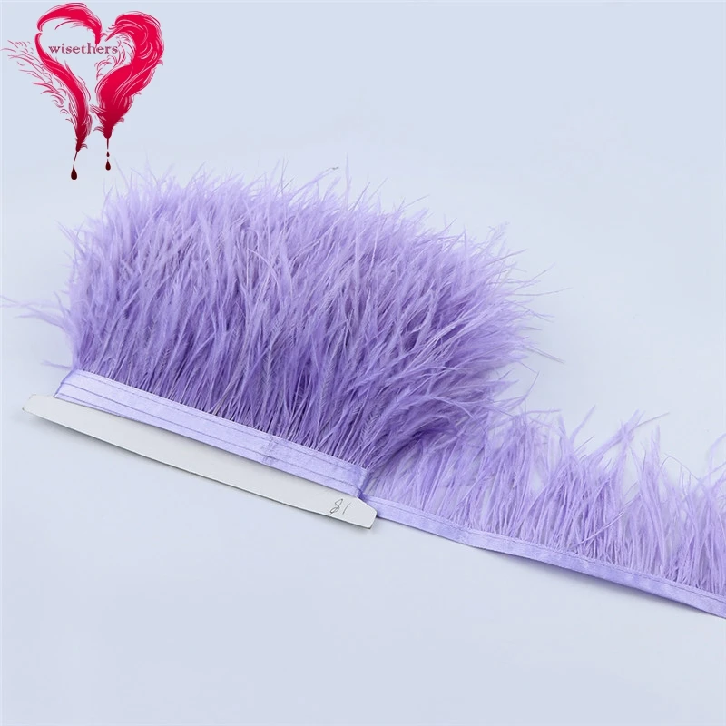 O21 8-10cm ostrich feather trims 4