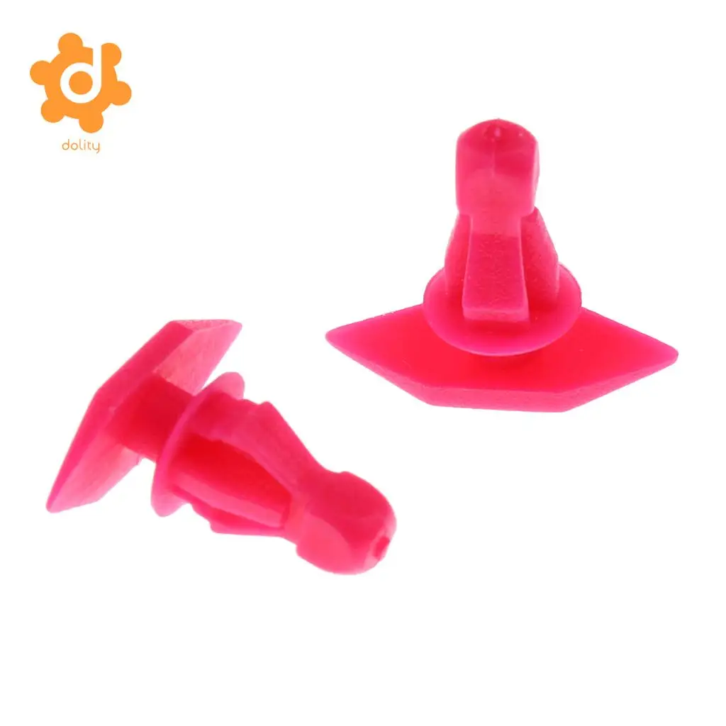 100 Pieces Nylon Car Sealing Strip Panel Rivets Fasteners for Nissan Pickup