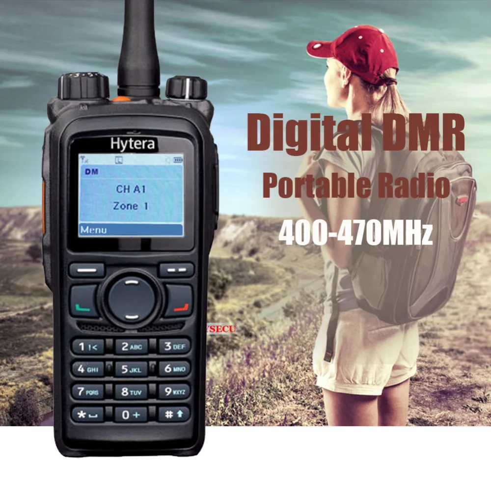 +Cable!!! HYT DMR digital radio PD785 400 470Mhz Hytera walkie talkie