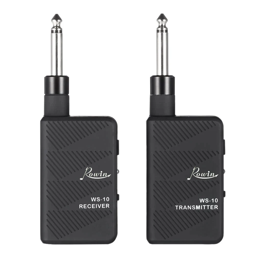 

Rowin WS-10 2.4G Digital Wireless Guitar System Wireless Electric Guitar Transmitter Receiver Set(Batteries not included)