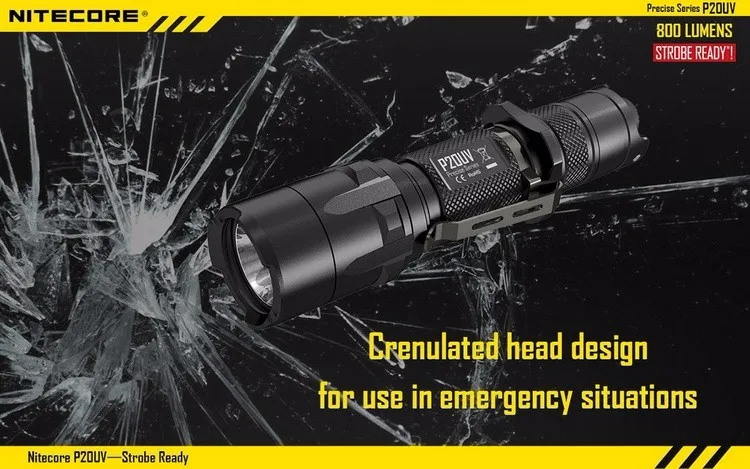 NITECORE P20 P20UV CREE U2 светодиоды ультрафиолетовая Экипировка силовые военные уличные походные охотничьи Тактические фонарики