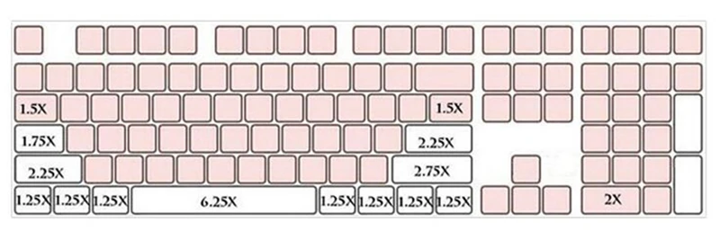 DIY клавишные колпачки pbt различные цвета выбор для вишни MX ключи для механической клавиатуры ключ крышка переключатель удалить 104 ключи