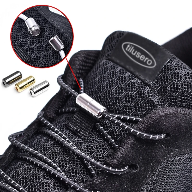 3 типа креативные эластичные шнурки без галстука фиксирующие круглые шнурки для ботинок шнурки для бега/триатлона