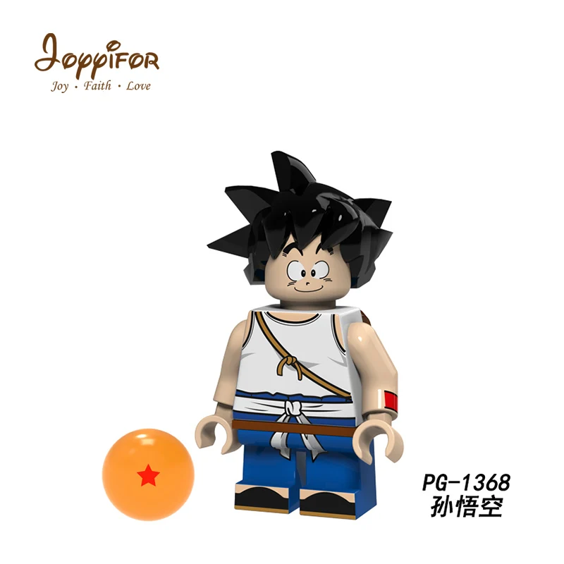Супер Герои drogan ball z маленькие милые цифры Goku 18 Torankusu Кирпичи Строительные блоки мини кирпичи детей