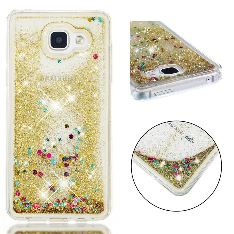 Triseoly для Coque samsung Galaxy A5 чехол A510 A510F Мягкий ТПУ зыбучий песок задняя крышка для Fundas samsung A5 телефонные чехлы