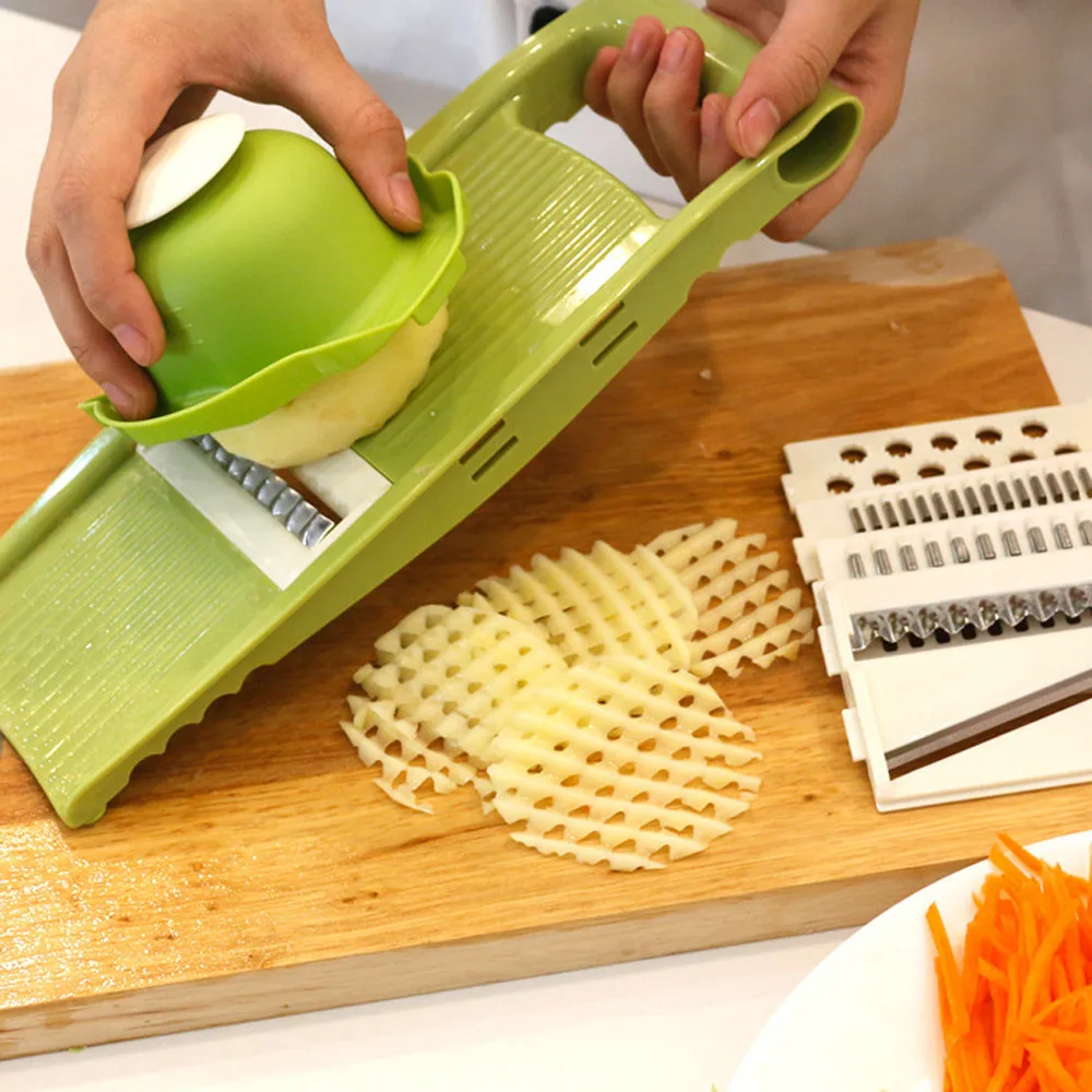 

ZMHEGW Vegetable Slicer Food Chopper Cutter Cheese Grater Multifunctional Vegetable Cut Quick Salad Maker Chopper Kitchen tool