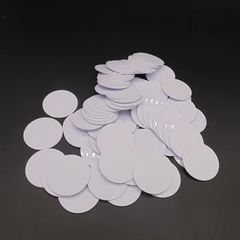 

(2000pcs) Round Shape 25mm NFC Tag Ntag213(Ntag203 is compatible) Plastic(PVC) Coin Cards Used For Android And All NFC Phone