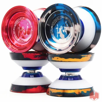 

2018 New arrive TPK Shadowless Sword V5 yoyo Alloy Spare Ribs Metal Ball YOYO New Technology Yoyo POM and metal yo-yo