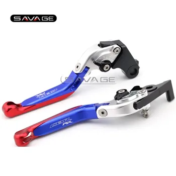 

For HONDA CBR250R CBR300R CB300F CBR500R CB500F CB500X Motorcycle Adjustable Folding Extendable Brake Clutch Levers logo CBR RR