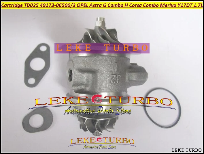 Turbo Cartridge CHRA Core TD025 49173-06500 49173-06501 49173-06503 Turbocharger For OPEL Astra Combo H Corsa Meriva Y17DT 1.7L (3)