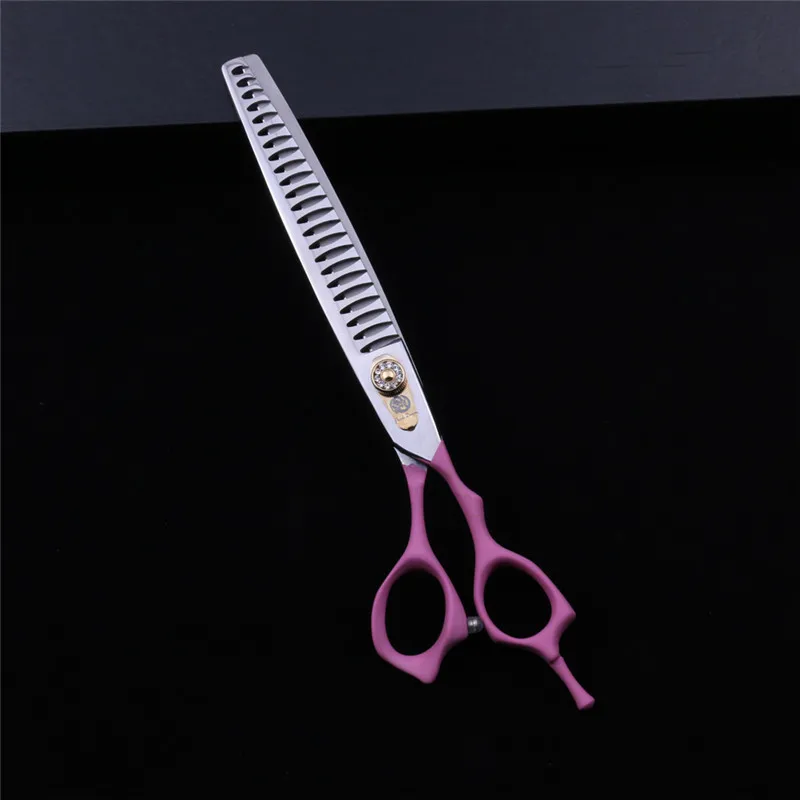 

Purple Dragon 8 Inch Professional Dog Grooming Scissors Pet Hair Thinning Scissors, Dog Thinning Shear Pet Grooming Scissor
