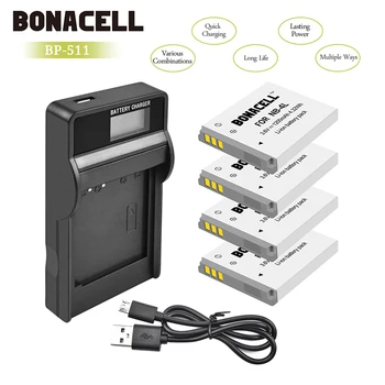 

Bonacell for Canon 1.2Ah NB-4L NB 4L NB4L Battery LCD Charger IXUS 30 65 I20 130 IS ELPH 310 HS SD1000 SD1100 SD400 SD430 SD45