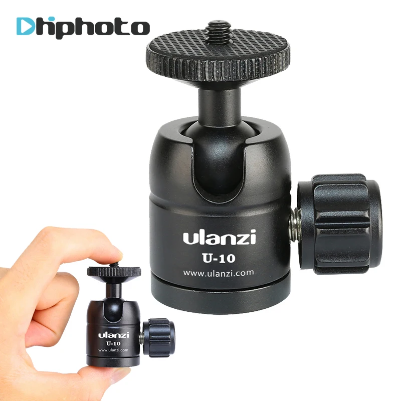 Ulanzi U-10 CNC Metal Mini Tripod Ball Head Ballhead w 1/4\