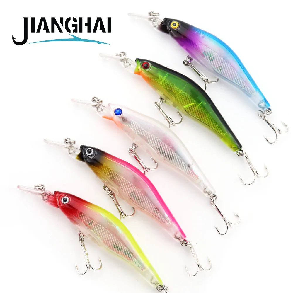  JIANGHAI Fishing Lure minnow wobbler fishing 8.5cm 11.4g swimbait crazy wobble crankbait Swimming A
