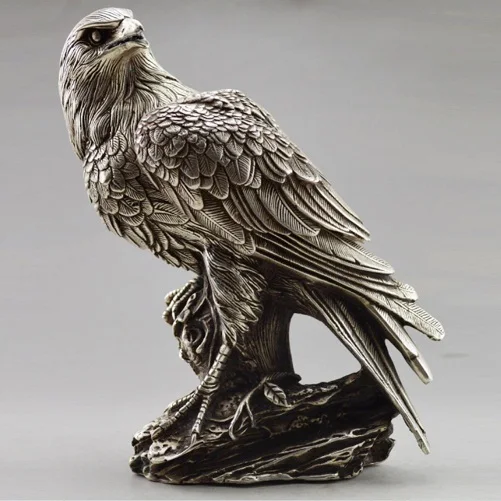 

Chinese white bronze statues sculptures eagles and owls, various styles are shipped free of charge