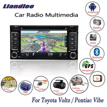 Liandlee Android для Toyota Voltz/для Pontiac Vibe 2002~ 2004 автомобильный Радио CD dvd-плеер gps Navi карты камера OBD ТВ HD экран