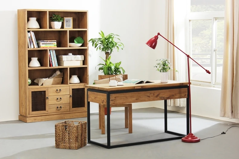 Office Study Desk Ed Home Furniture Stus Lancashire Office Study Desk All Solid Wood Wrought Iron Computer Desktop Tables