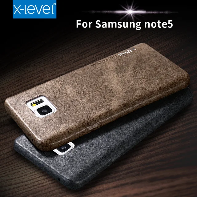 X Level Luxury Retro PU Leather Case For Samsung Galaxy
