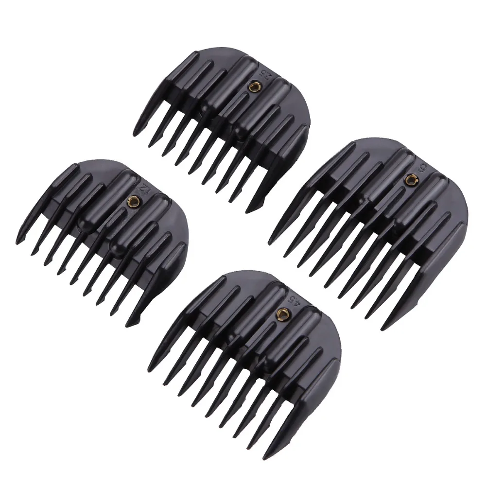 4 Sizes Black Haircutting Clipper Tool Guide Comb Attachment For Electric Hair Clipper Trimmer
