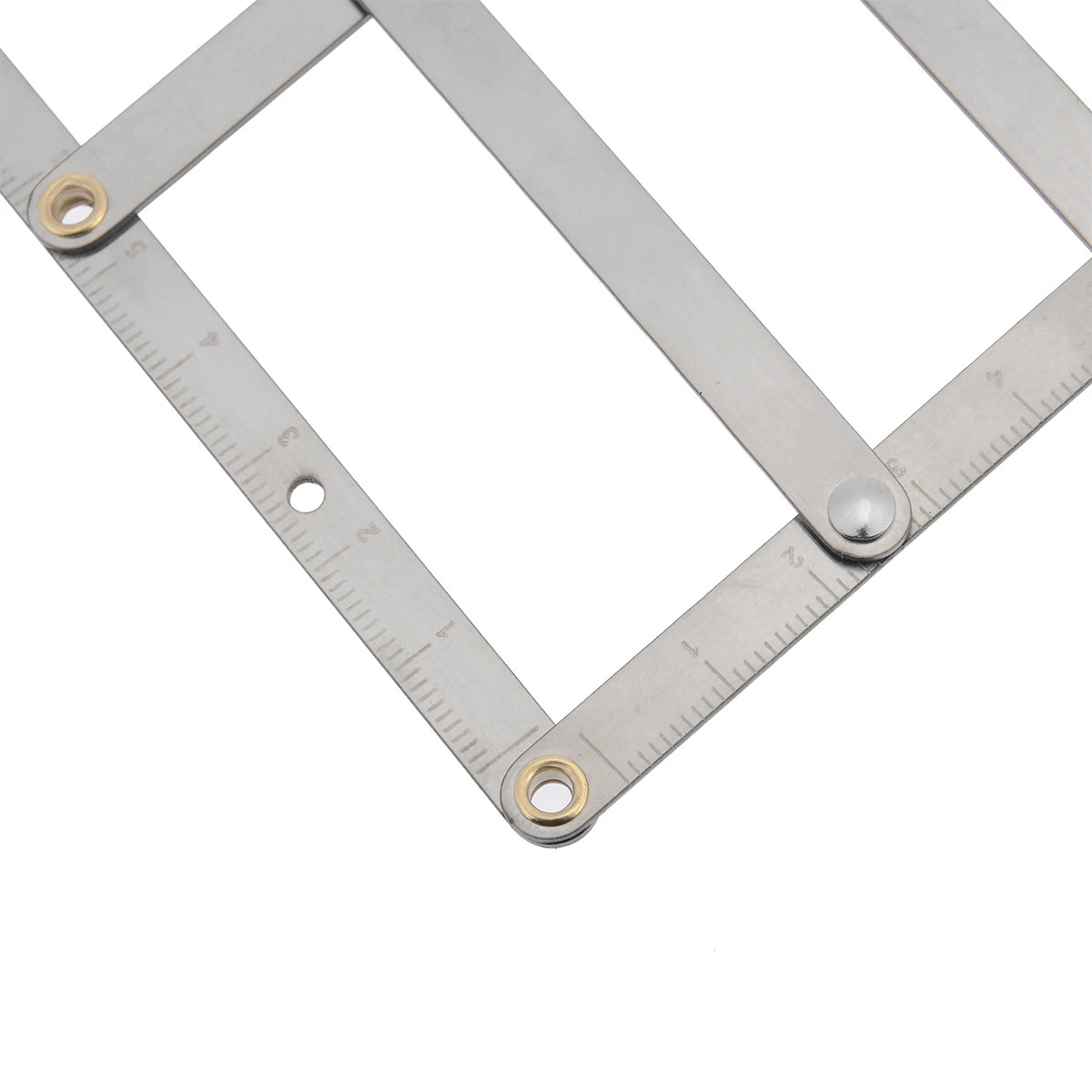 Shellhard 1pc Stainless steel Eyebrow Microblading Permanent Eyebrow Calipers Ruler Makeup Measure Tool Mean Golden Eyebrow