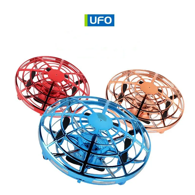 

UFO Helicopter Mini Drone Small Intelligent Induction Quadcopter Drones UFO Ball Flying Aircraft Anti-collision Hand Toy Gift