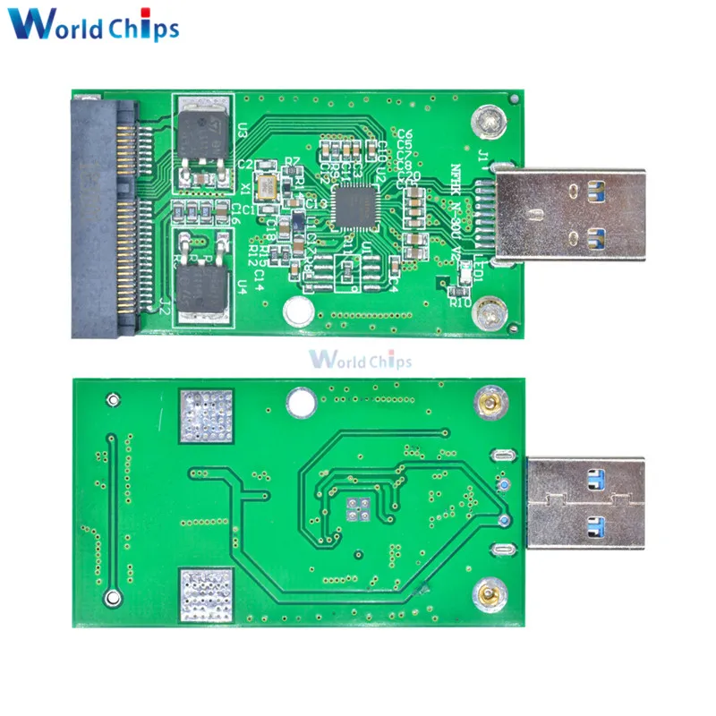 

USB 3.0 to Mini PCIE mSATA SSD External mSATA to USB 3.0 SSD Convertor Adapter