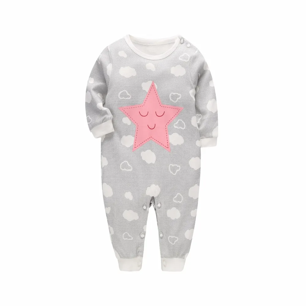 2018 ropa de bebé recién nacido niña linda impresión bebé mamelucos primavera bebé niñas niños ropa monos rupas Bebes traje infantil 2018 ropa de bebé recién nacido niña linda impresión bebé mamelucos primavera bebé niñas niños ropa monos rupas Bebes traje infantil