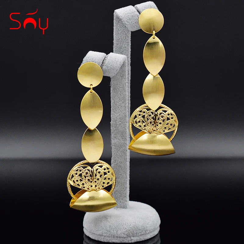 Sunny Jewelry этнические ювелирные изделия длинные висячие Висячие серьги для женщин