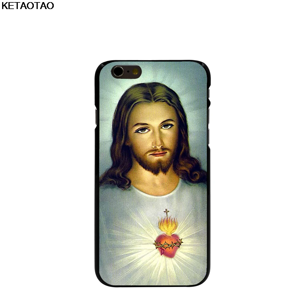 KETAOTAO sacred heart of Jesus чехлы для телефонов iPhone 4S 5C 5S 6S 7 8 Plus XR XS Max XS8 9 6 Чехол Мягкий ТПУ