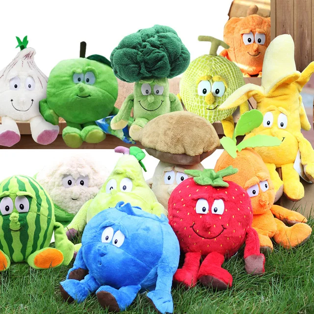 Blumenkohl Plüschtier 45cm - Realistisches Gemüse Kuscheltier