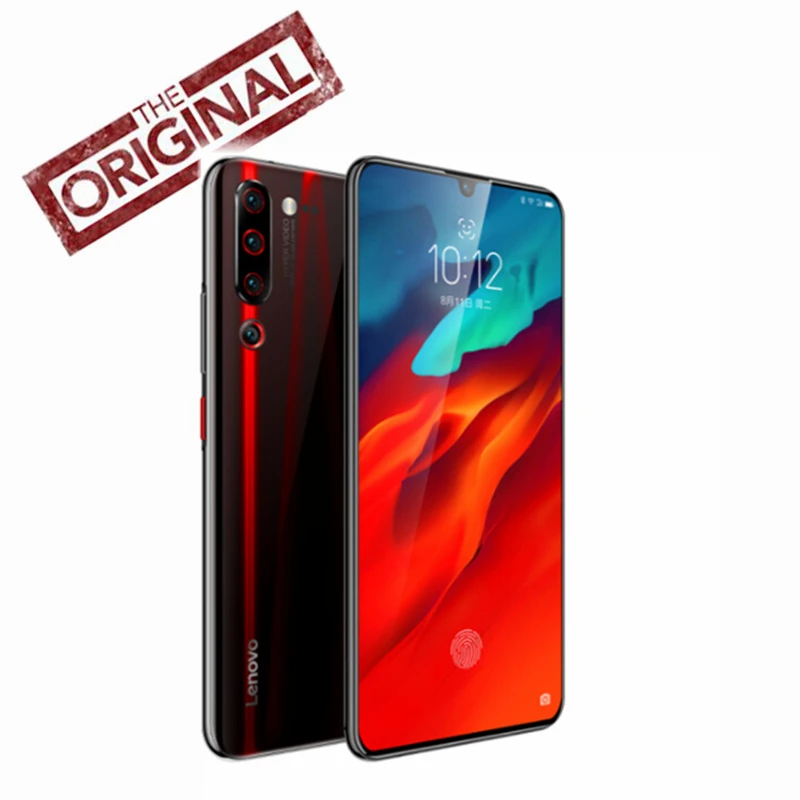 Lenovo Z6 Pro с глобальной прошивкой, 6 ГБ, 128 ГБ, Восьмиядерный процессор Snapdragon 855, дисплей 6,39 дюйма, 1080 P, смартфон с отпечатком пальца, задняя камера 48 МП, четыре камеры