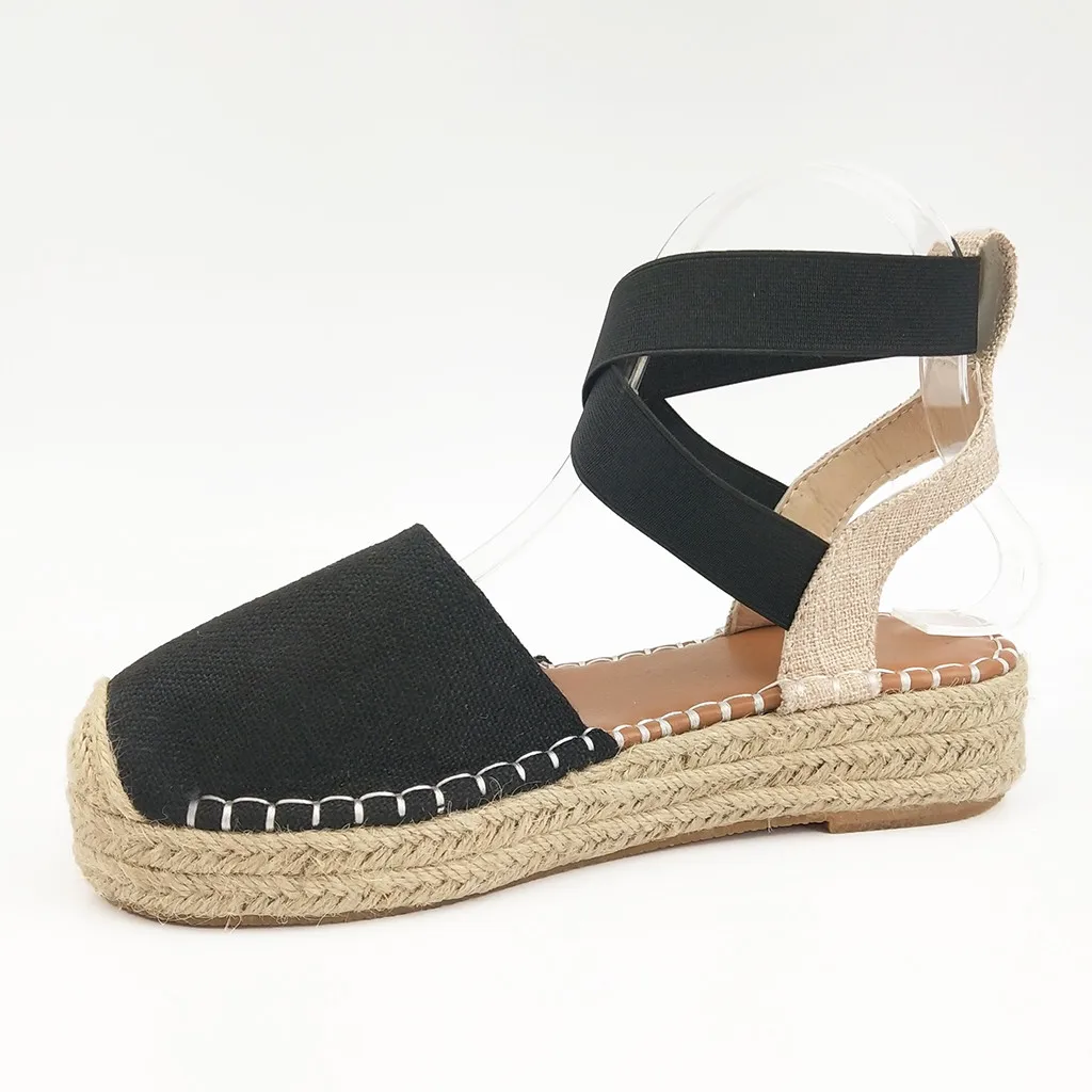 CHAMSGEND/Новые летние женские сандалии baotou с леопардовым принтом на толстой подошве; Модные Повседневные Удобные уличные сандалии