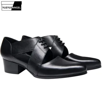 high heel sandals for men