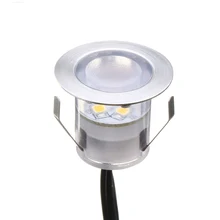 Мини Точечный светильник RGB светодиодный встраиваемый светильник напольный ступенька светильник Точечный светильник для ванной кухни лестничный светильник