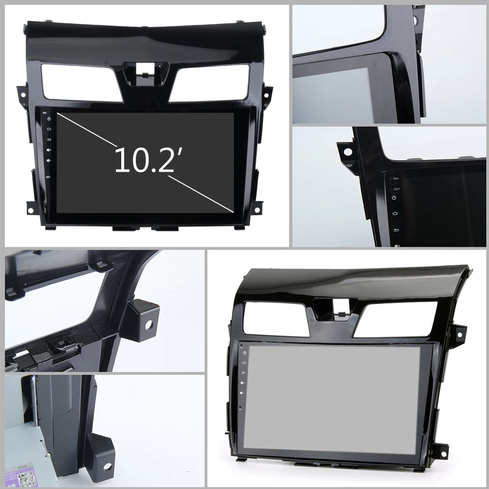 Excellent Car 1 din 10.2" IPS Android 9.0 multimedia for Nissan Altima Teana 2013 2014 2015 Radio stereo built-in GPS with 8-Core 4Gb+32Gb 19