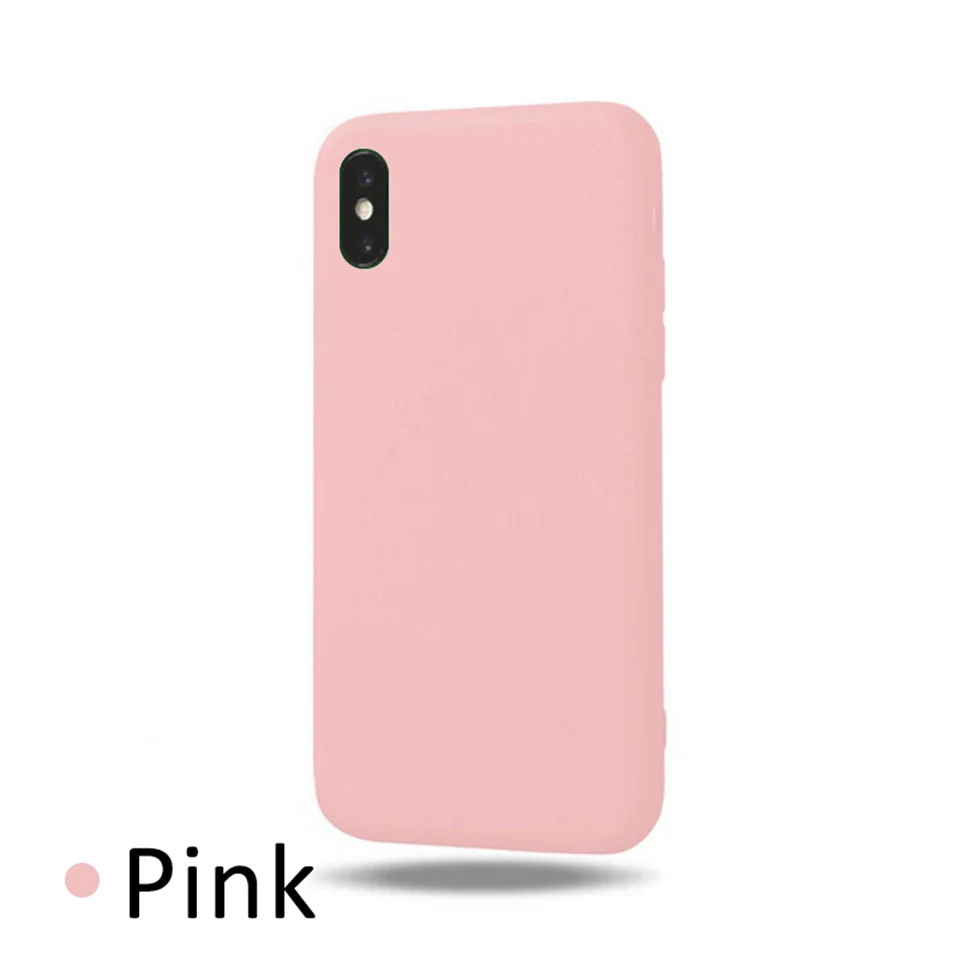 Wine Red Phone Case For iPhone 6 6s Plus XS Max Cover Soft TPU Case For iPhone XR X 8 7 Plus 5 S SE 10