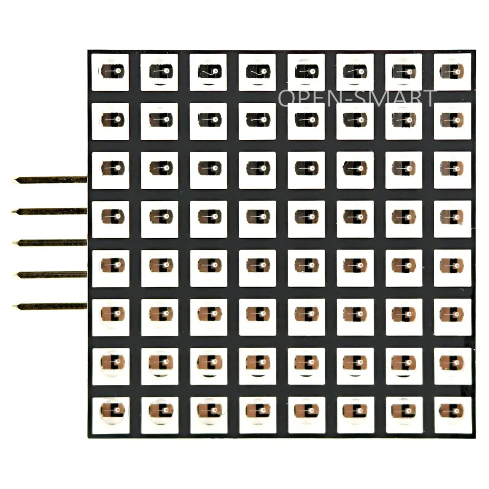 1," 8*8 красный светодиодный матричный дисплей модуль для Arduino Cascadable квадратный с SPI интерфейсом совместим с UNO R3/Mega2560